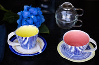 Millerighe - Unique Tea Cup Mug and Plate