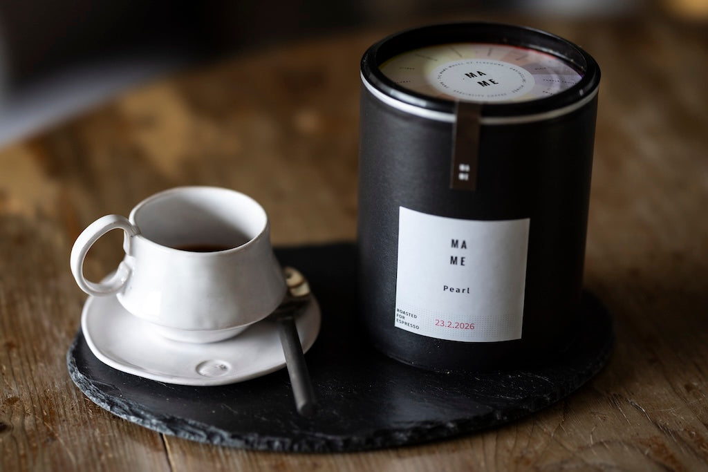 Espresso - Tazza e piatto da caffè fatti a mano