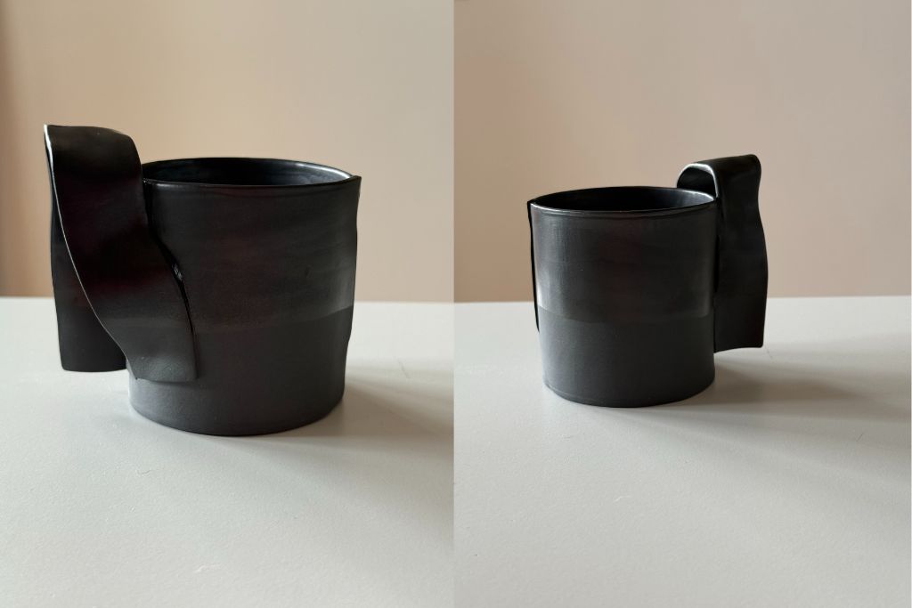 Ribbon - Tazze in porcellana Limoges fatte a mano