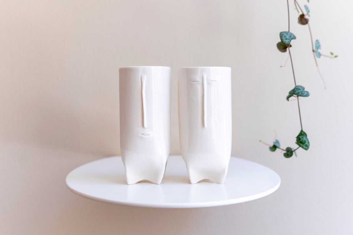 Rapa Nui  - Handmade Porcelain Cups