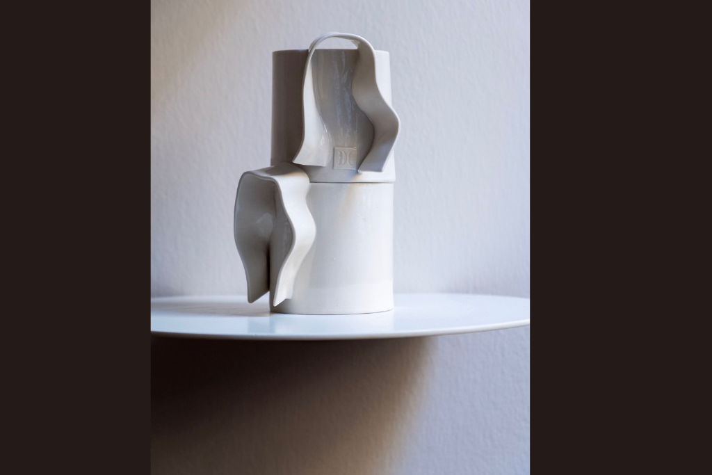 Ribbon - Tazze in porcellana Limoges fatte a mano