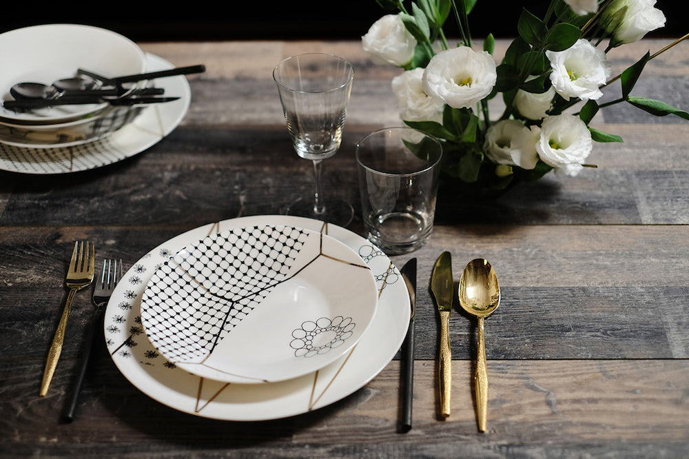 Ritmo Urbano - Trendy Porcelain Dinner Set