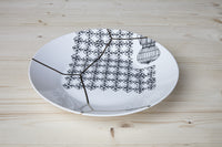 Decorated Porcelain Dish Made in Italy