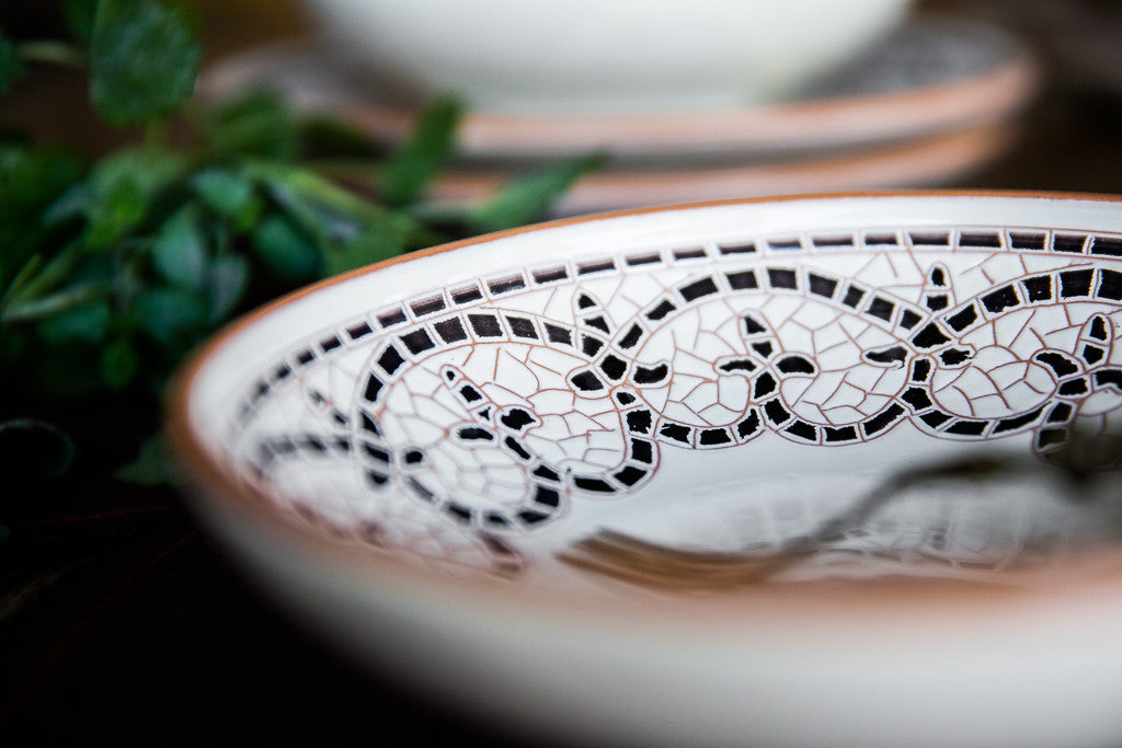 Hand-Painted Soup & Pasta Bowl Made in Italy