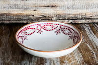 Mosaico Rosso - Hand-Painted red Dinner Set X
