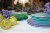 Aqua - Handmade Pastel Glass Side Bowl