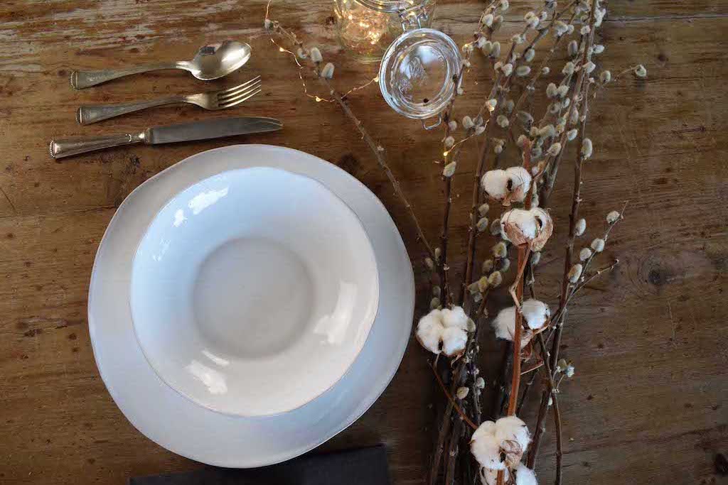 Nuvola - Luxury White Dinner Set X